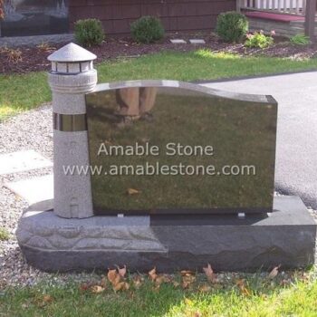 Monument, Tombstone, North American Monument, Black Granite, New Design