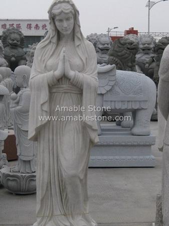 Sculpture, Granite Carving, Human Type Sculpture, Elegant Design, Skillful Carving