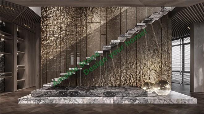 Italian White Marble, Elegant Design