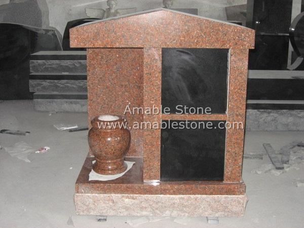 Monument, Granite Tombstone, Eurotype Moment, Unique Design, Skillful Processing