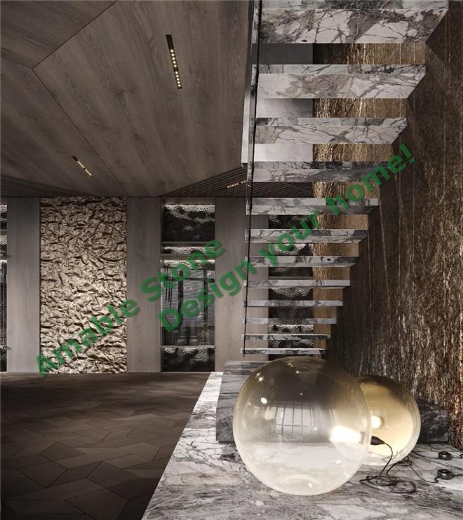 Italian White Marble, Elegant Design