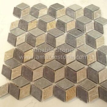 Irregular slate mosaic
