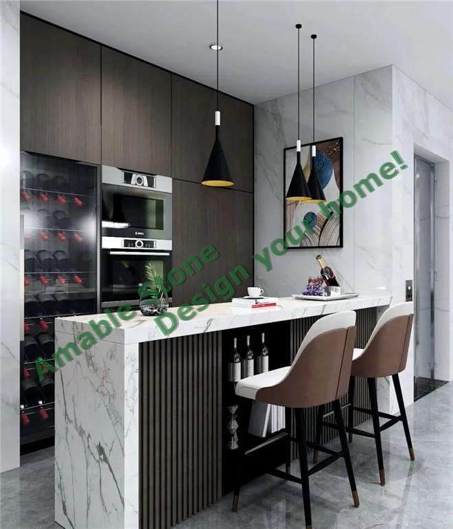 Italian White Marble, Elegant Design